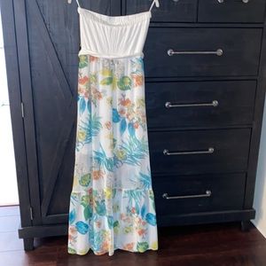 NY&CO Strapless Maxi Dress Size Medium BNWT